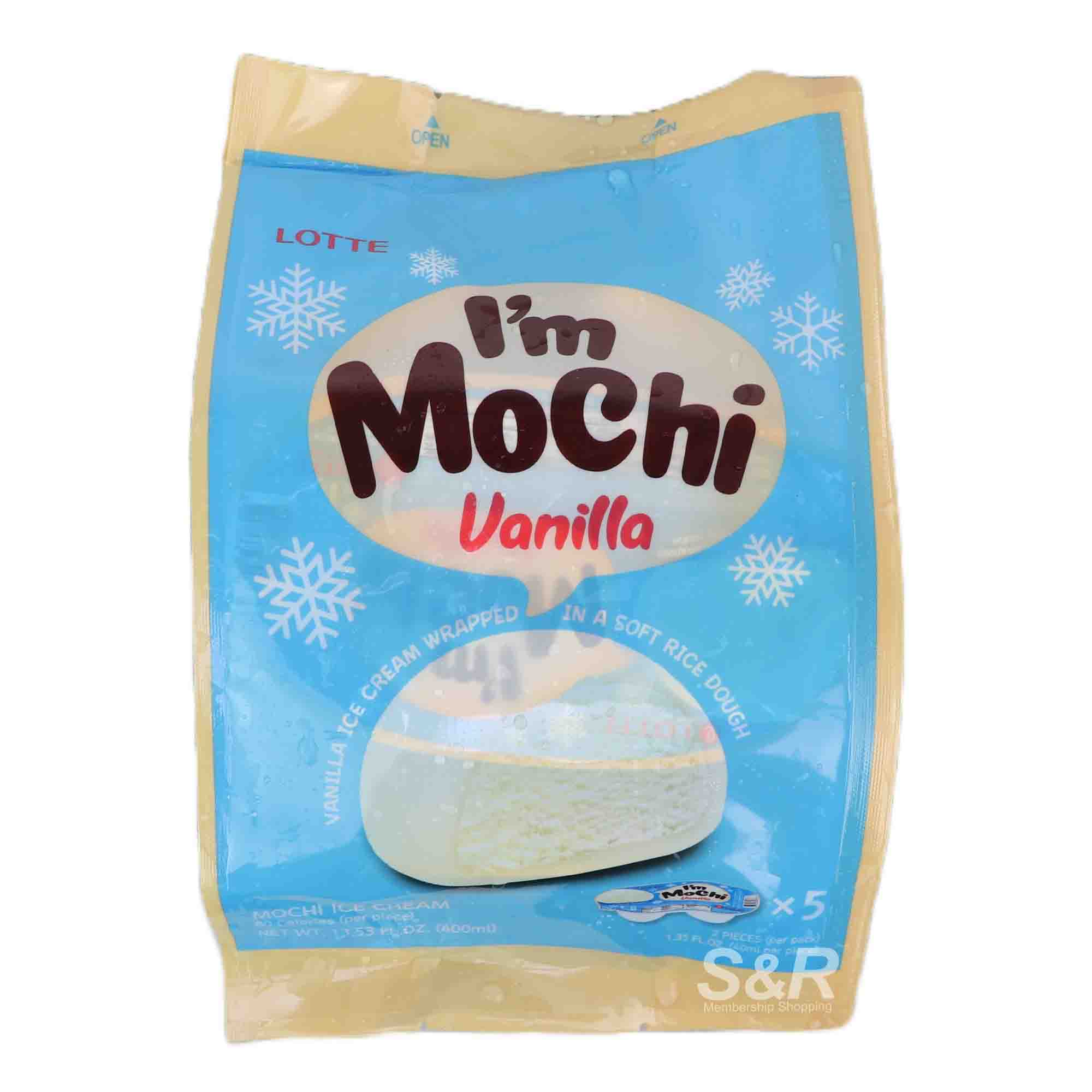 Lotte I'm Mochi Vanilla Mochi Ice Cream (40mL x 10pcs)